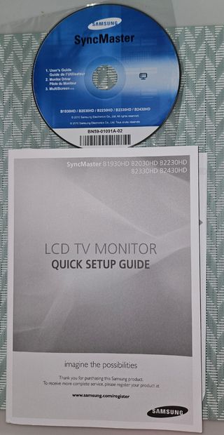 TV Samsung LCD 22" con mando