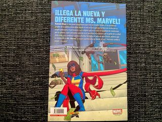 Comic Ms Marvel Fuera de lo Normal