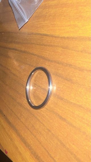 Anillo acero hombre