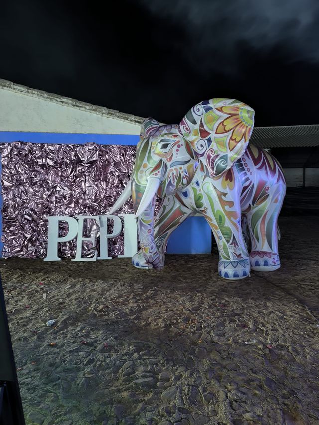 Hinchable Elefante decoración