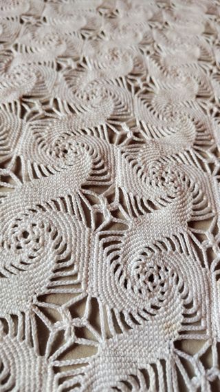 Colcha antigua de Ganchillo