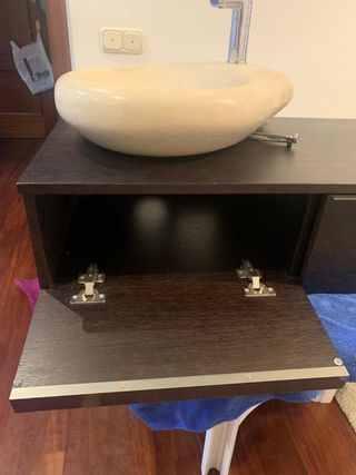 Mueble baño con lavabo