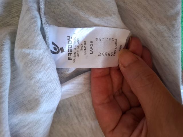 Maglia Freddy a maniche lunghe in cotone leggero