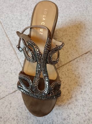 Sandalias de fiesta de Lola Cruz