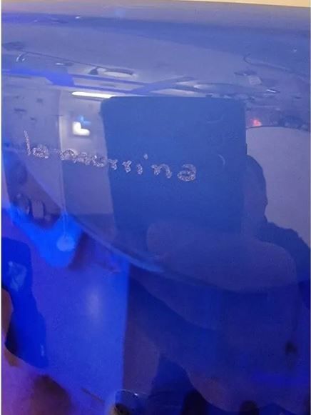 Lampadario La Murrina in vetro soffiato