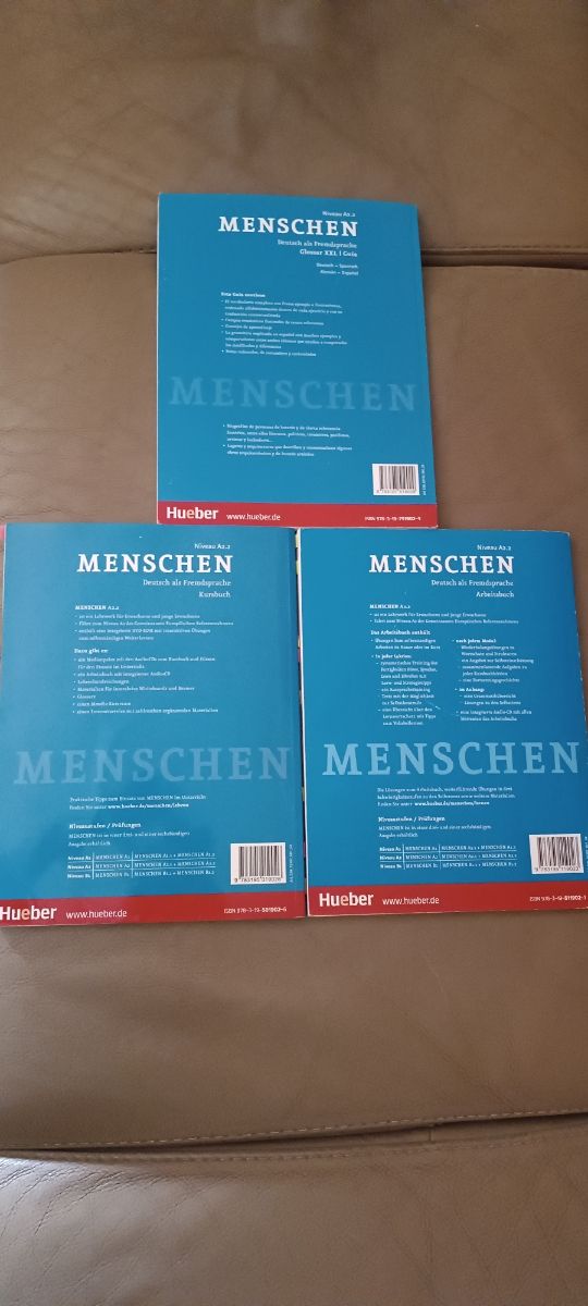 Libros cursos alemán A2.1 y A2.2