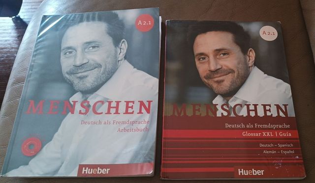 Libros cursos alemán A2.1 y A2.2