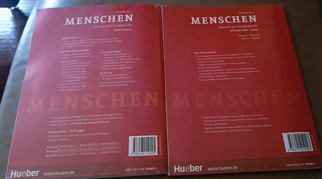 Libros cursos alemán A2.1 y A2.2