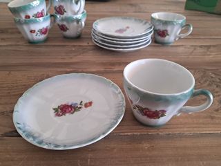 Juego tazas cafe antiguas