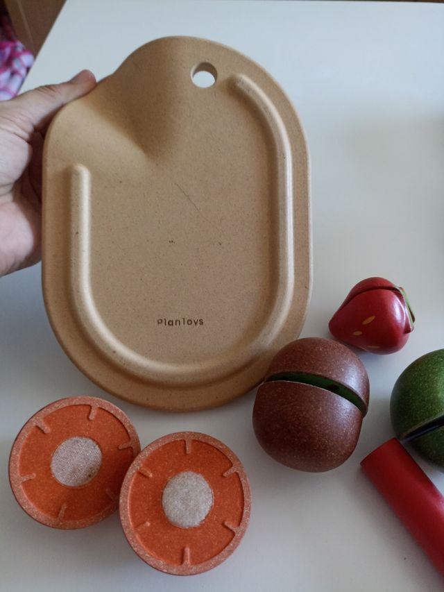 Frutas para cortar de juguete de Plantoys