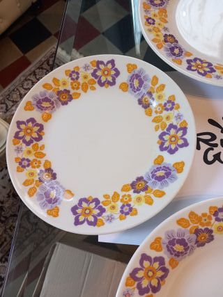 RICHARD GINORI n. 4 piatti collezione "Fiori"