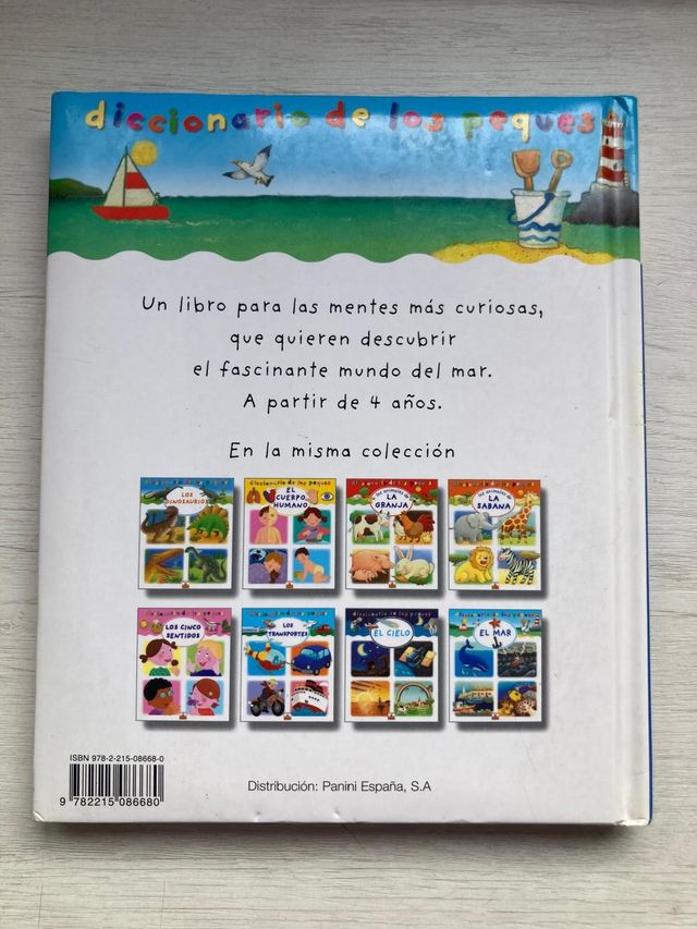 Libro diccionario de los peques: El Mar