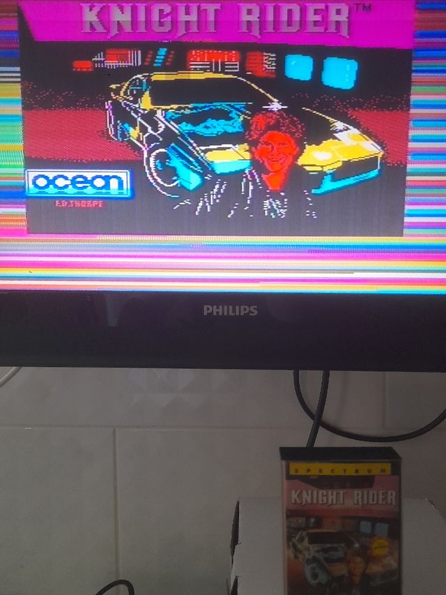 EL COCHE FANTASTICO ZX SPECTRUM ( FUNCIONA )