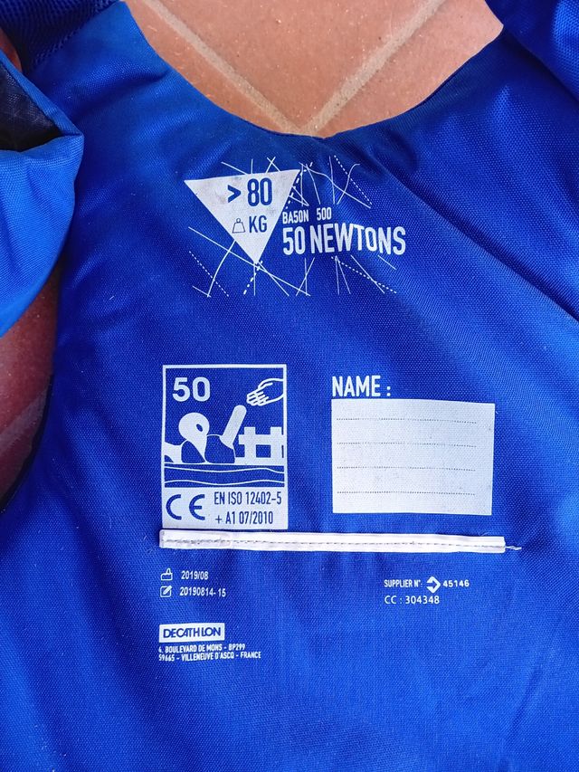 Giubbotto salvataggio