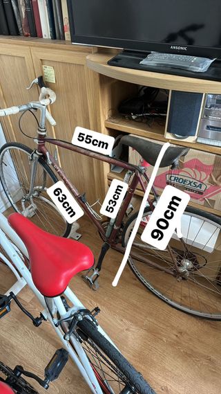 Bicicleta carretera vintage