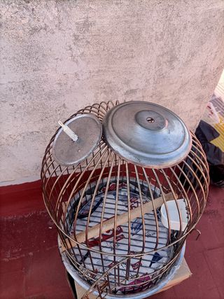 Jaula pájaros