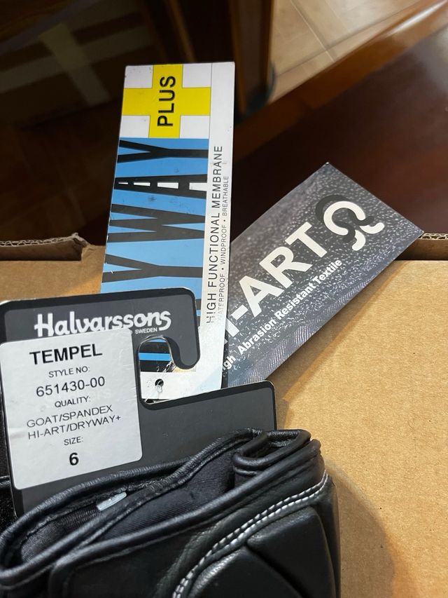 Luvas moto em pele genuína Harissons