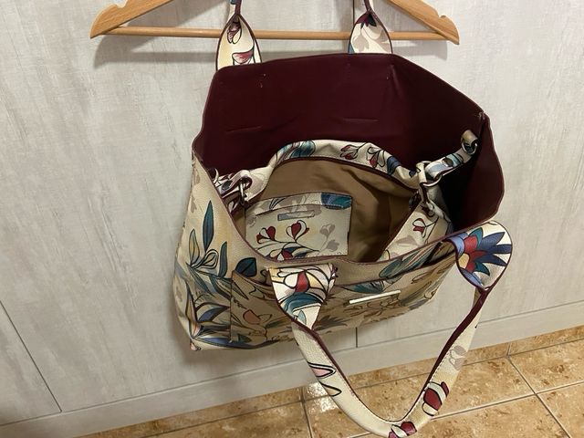 Linda bolsa dupla impressa