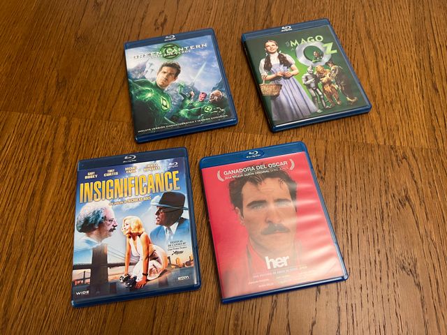 Lote de 4 Blu-Rays