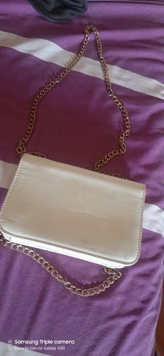 Bolso blanco de fiesta 