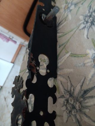 Pomo ,manilla,embellecedor de hierro