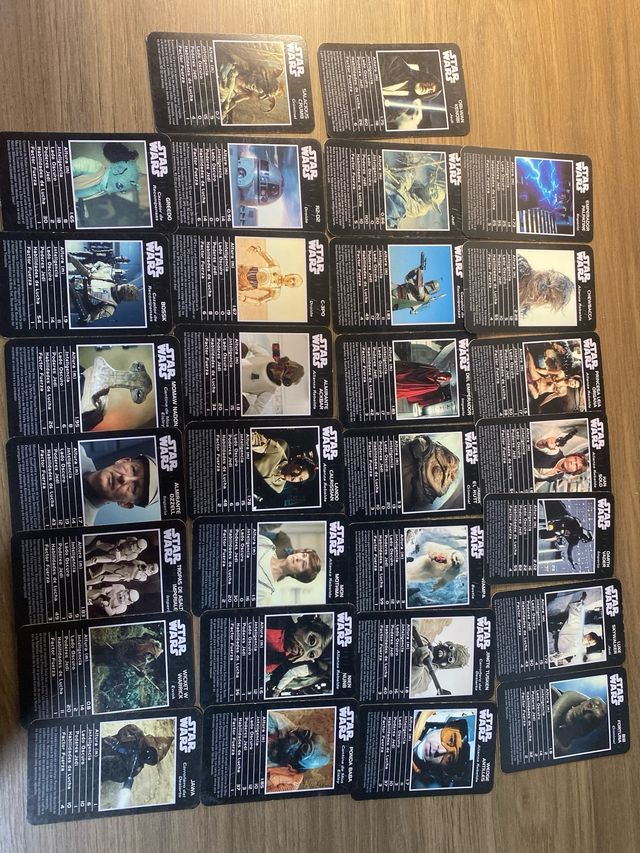 Cartas STAR WARS TOP TRUMPS (IV-VI)