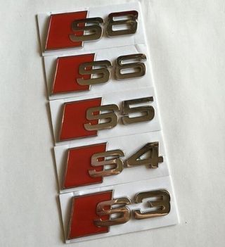 Emblema insignia audi quattro cromado