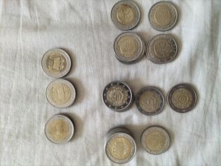 90 monedas de 2 euros 