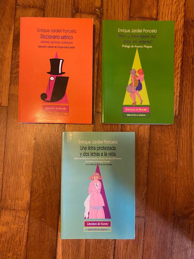 Lote 3 libros Enrique Jardiel Poncela