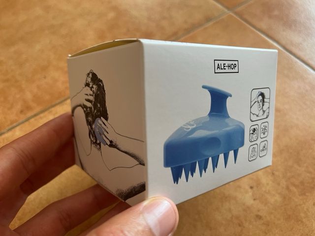 Cojín masaje inalámbrico + cepillo masajeador