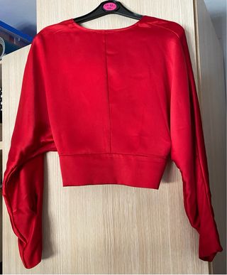 Blusa roja de Zara