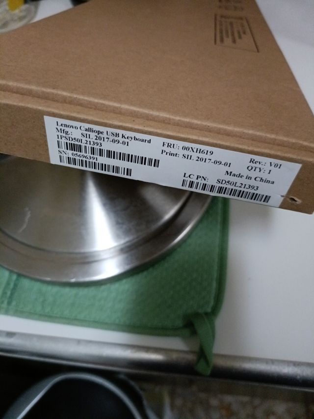 Teclado ordenador  lenovo