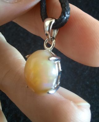 Colgante de Ópalo de Fuego y Plata