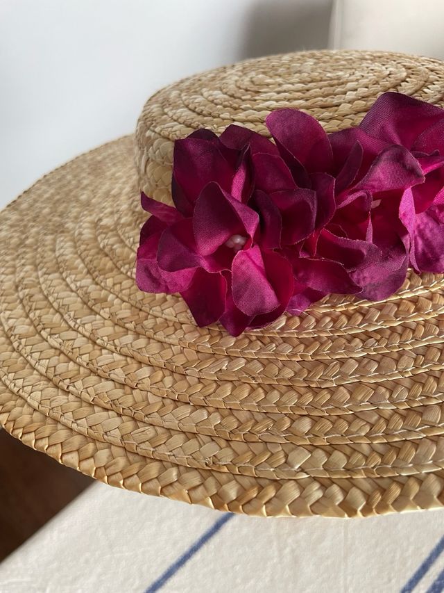 Canotier Pamela bouganville viola