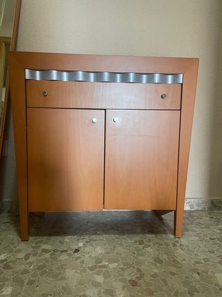 Mueble de recibidor con espejo