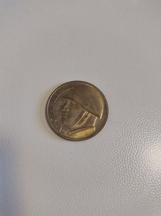 Moneta 20 lire Mussolini