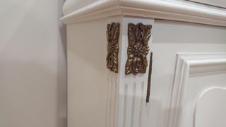 Mueble recibidor vintage blanco