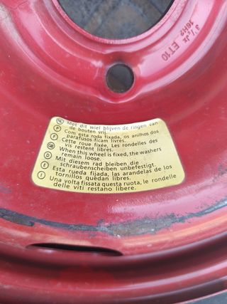 Neumático de recambio