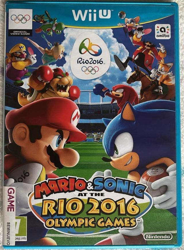 Videojuego mario y sonic olympic games