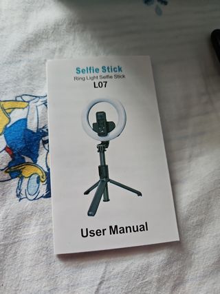 NUEVO, Aro y tripode palo selfie