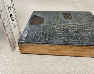 Lote planos ciudades planchas imprenta