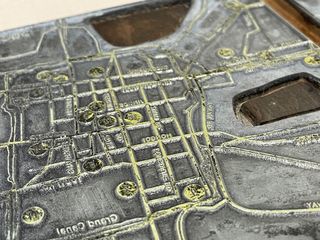 Lote planos ciudades planchas imprenta