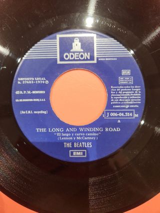 The Beatles 7'Spain con detalle oferta