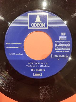 The Beatles 7'Spain con detalle oferta