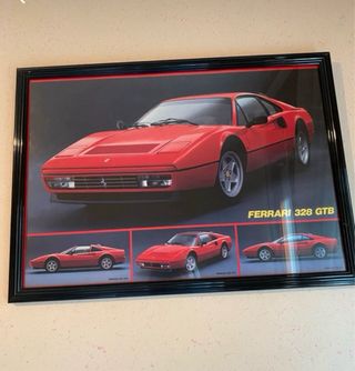 Cuadro poster Ferrari 328 GTB