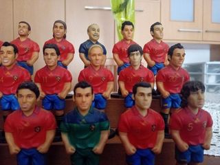 Muñecos S. Española mundial 2010 para  futbolín