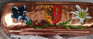 Maceta cobre suiza SIGG antigua