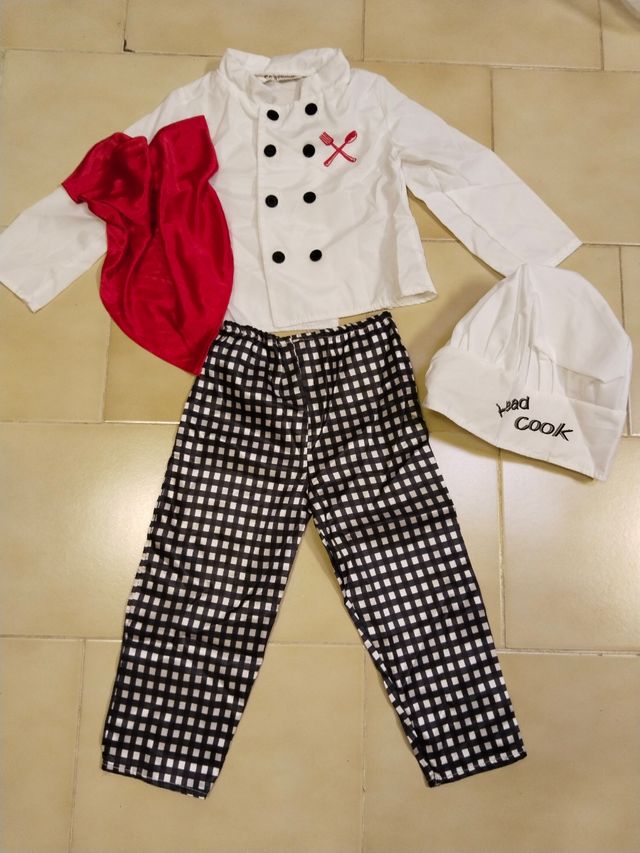 Disfraz cocinero niño/niña.