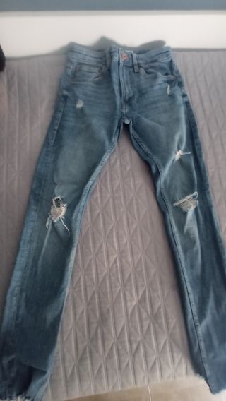 Pantalón vaquero niño azul talla 12-13