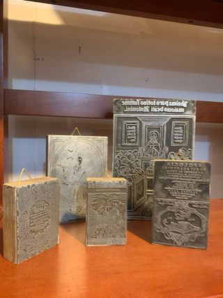 Lotto di antiche matrici xilografiche meta 800